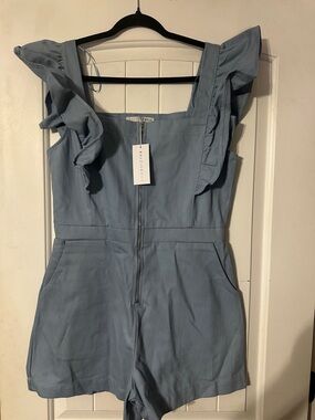 Baltic Born Powder Blue Zip-Front Dress